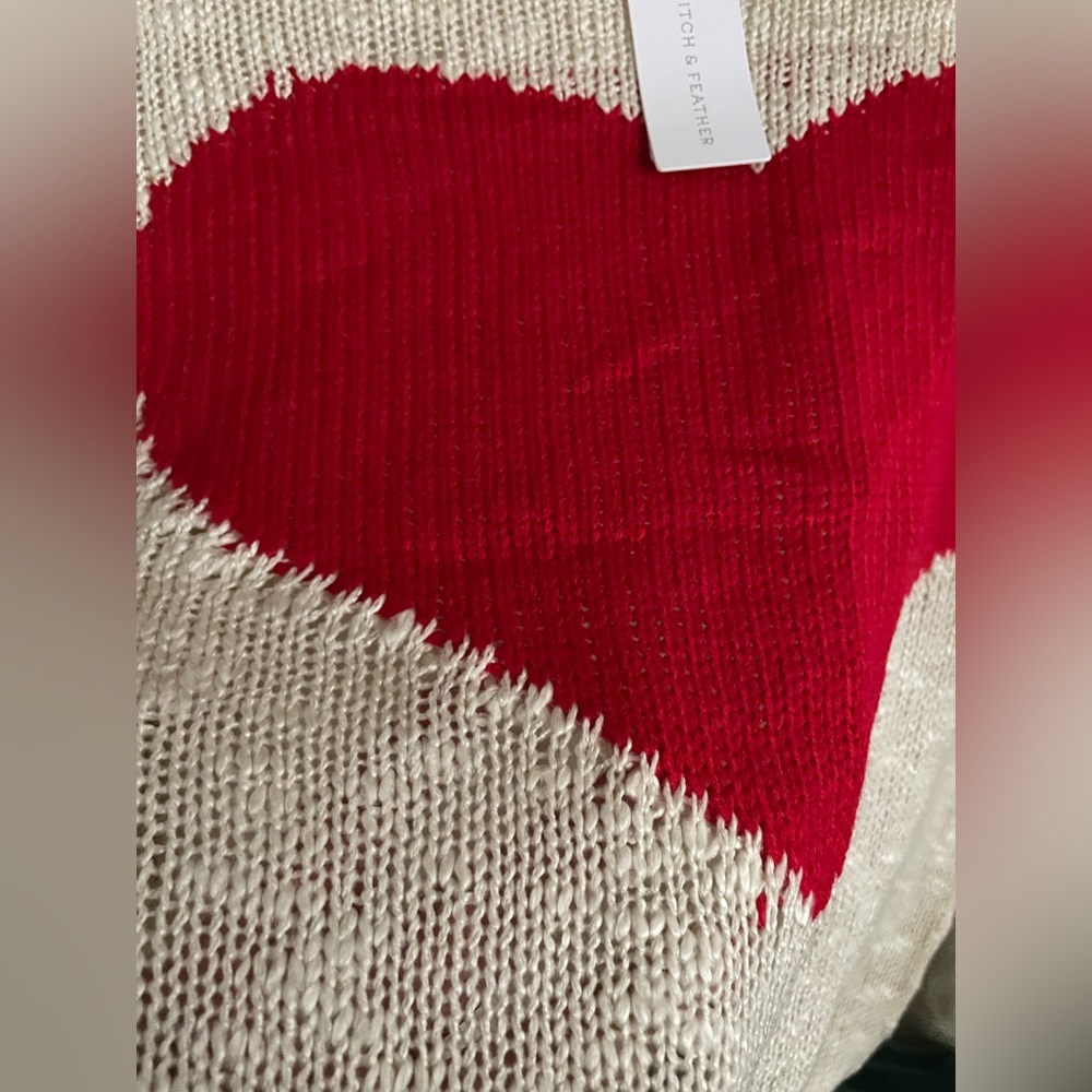 Stitch + Feather Big Heart Sweater - Picture 5 of 5